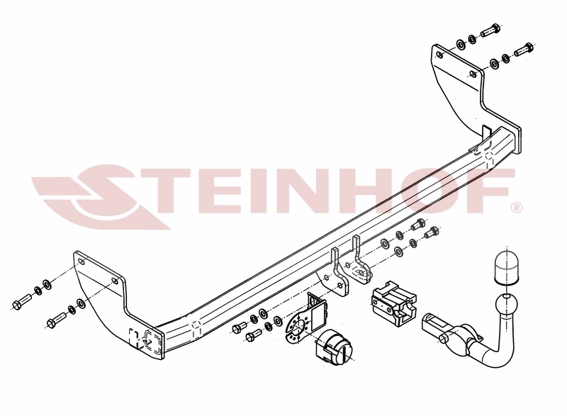Avtomatska vlečna kljuka KIA Venga - 3/5 vrat - od 2009 do 2019